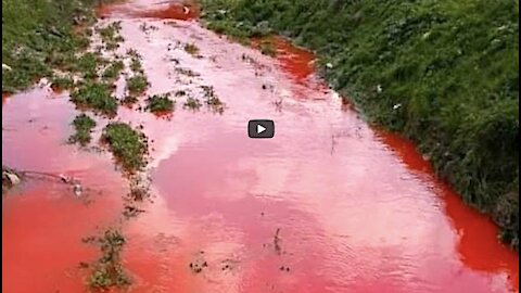 End-Time Plague? River in Israel Turns BLOOD RED!