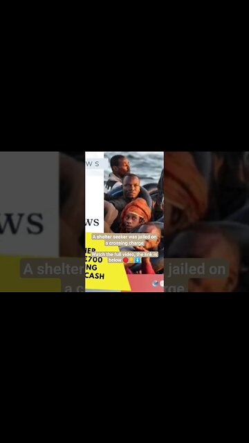 A shelter seeker was jailed on a crossing charge