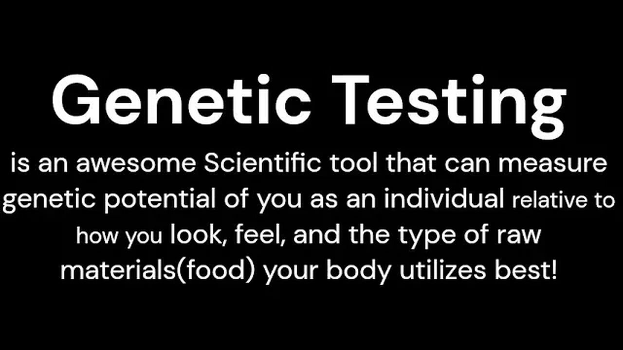 IST Health Tip of the Day...Gene DNA Testing!