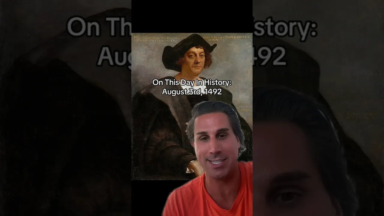 ON THIS DAY IN HISTORY: 8/3/1492 #shorts