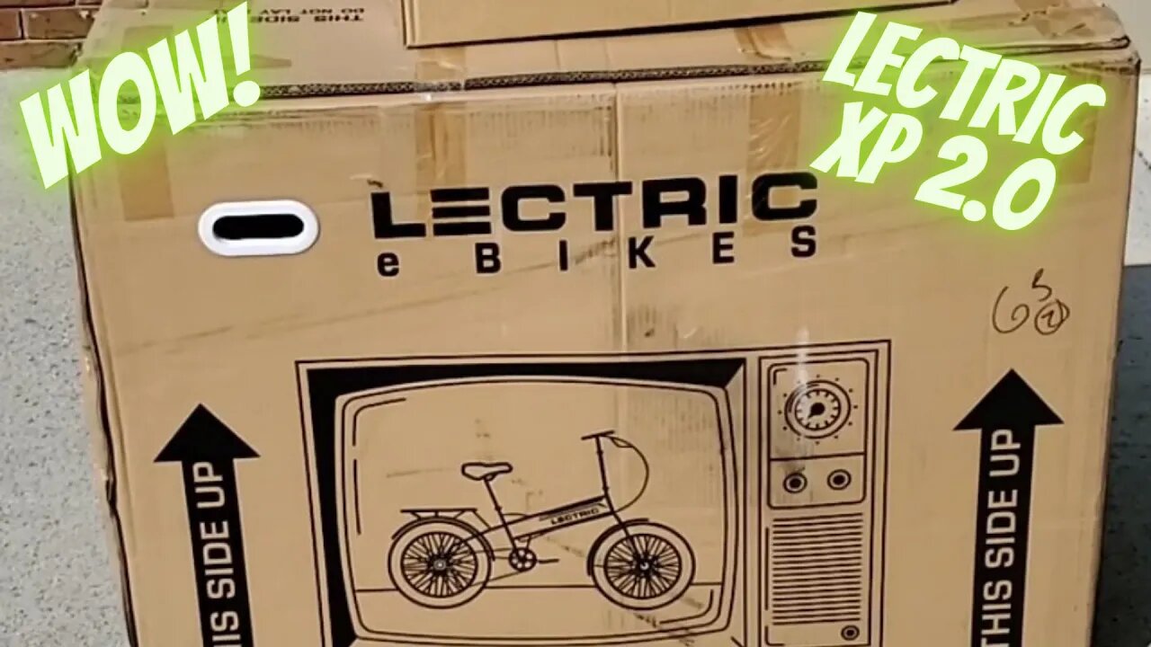 Lectric XP 2.0 eBike Shipping Receiving Unboxing