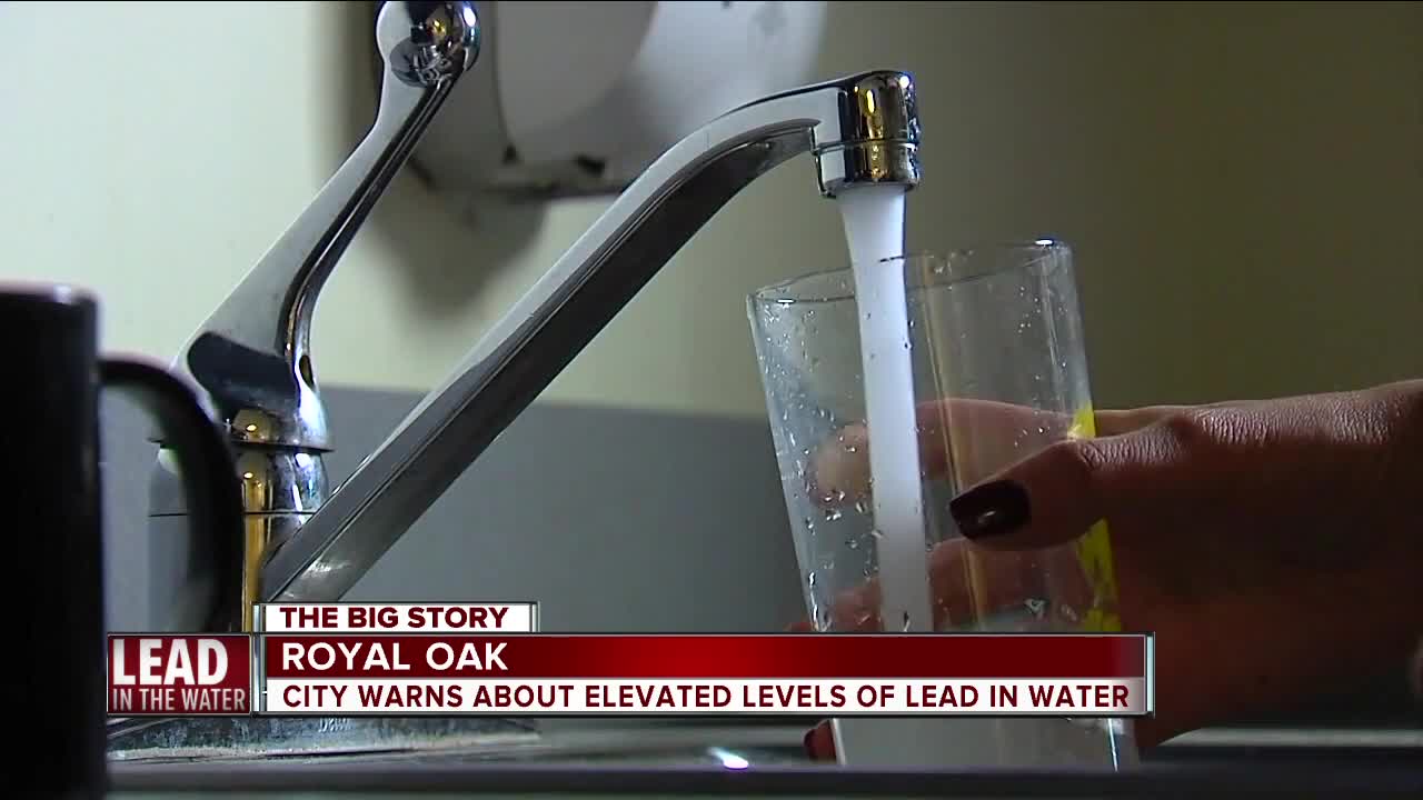 Elevated levels of lead found in Royal Oak drinking water