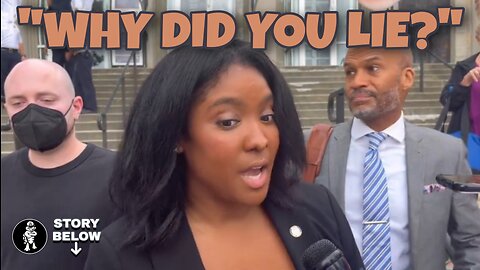 Interviewing Kendra Lara Leaving Court