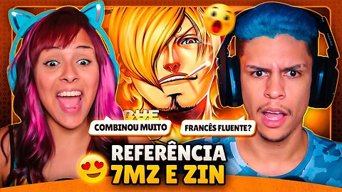 HENRIQUE MENDONÇA - Sanji (One Piece) | "Ma Cigarette" | [React em Casal] 🔥