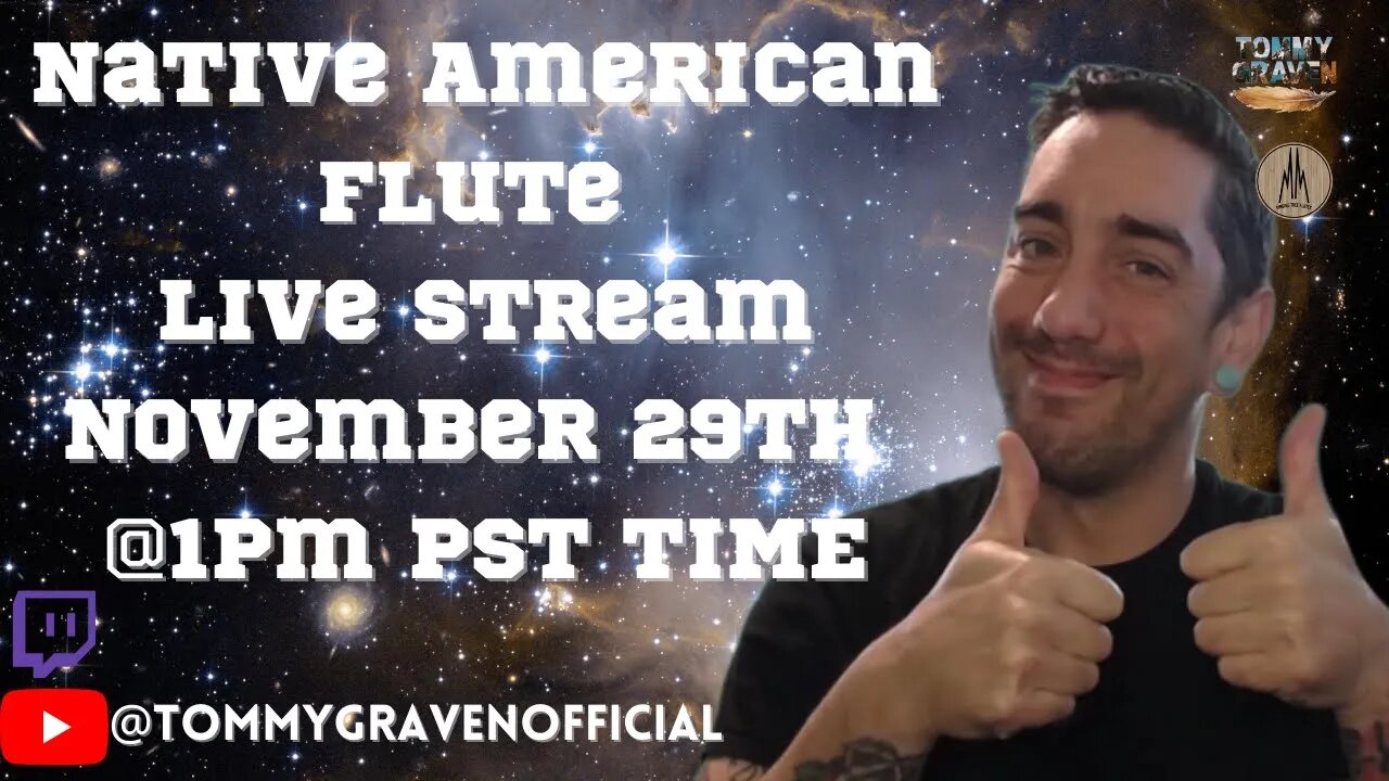 Live Stream! Native American Flute Music! Looping! 11/29/2022