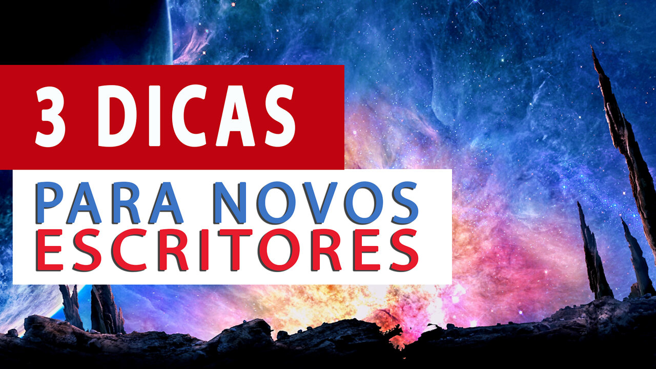 3 DICAS para ESCRITORES iniciantes