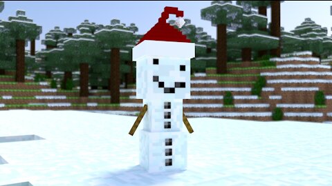 The Minecraft Snowman