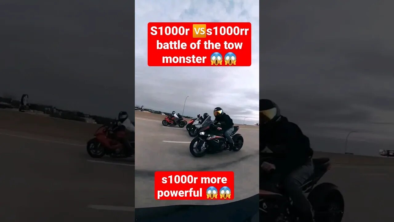 Which BMW is Faster? S1000R vs S1000RR Race 😱😱