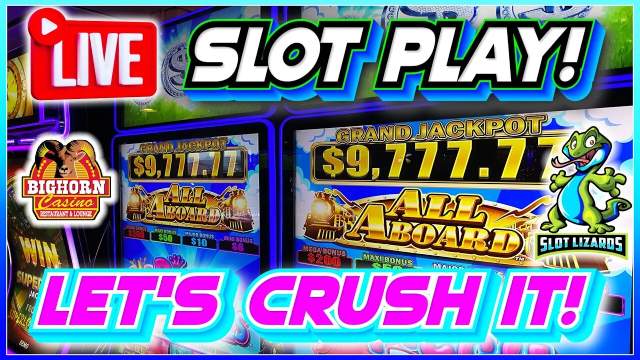 🔴 LIVE SLOTS PLAY! LET'S HIT HUGE JACKPOTS! LET'S GO! BIGHORN CASINO!