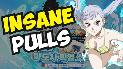 THESE PULLS WERE INSANE | Season 2 Summer Banner 200 Pulls! | Black Clover Mobile JP