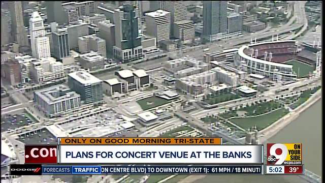 If The Banks breaks ground on concert venue this spring, outdoor music and tailgating here by 2019