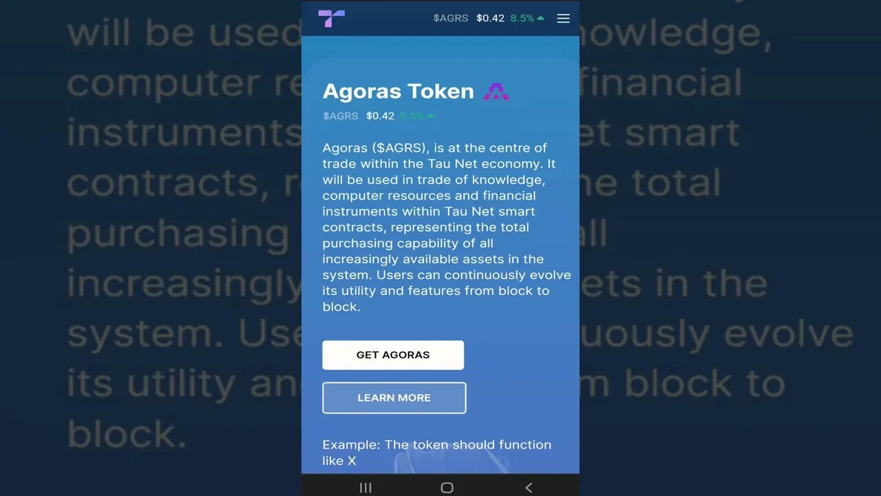 35 Agoras: Transforming Smart Contracts💎#shorts #taunet #logicbased #smartcontracts