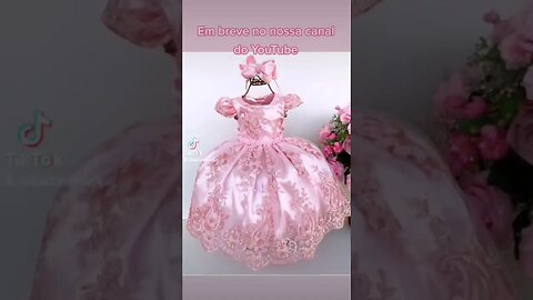 se inscreva p/ ñ perder essa aula linda ! #costuracriativa #moldegratis #vestidodefestainfantil