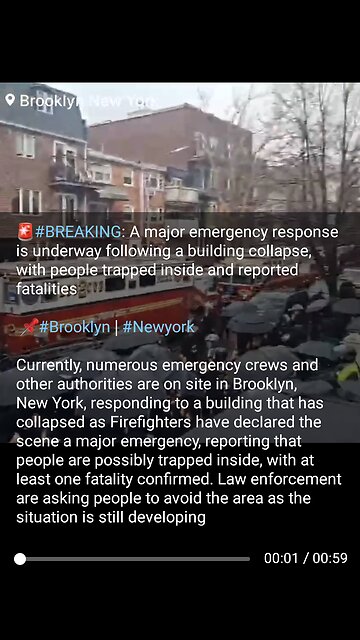News Shorts: Building Collapsed in New York