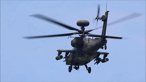 Apache Pilots Conduct Aerial Gunnery Qualifications