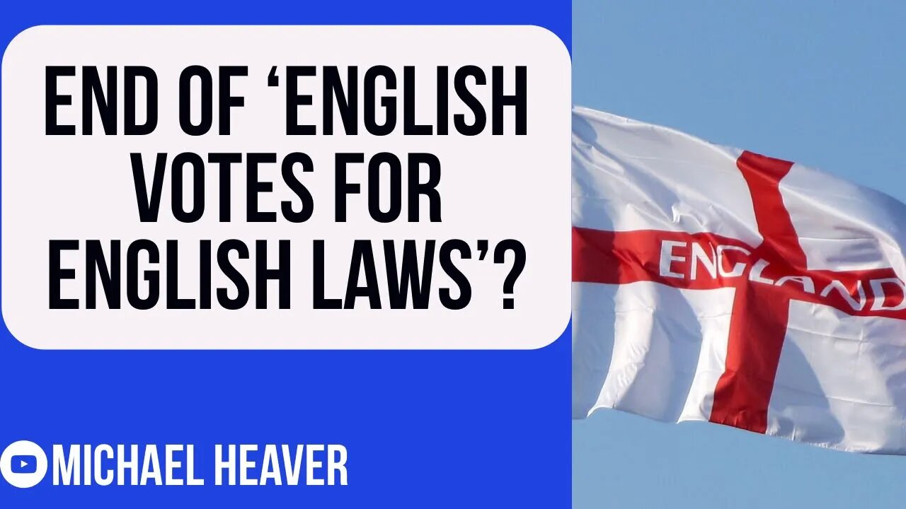 Scottish MPs To BLOCK English Laws?