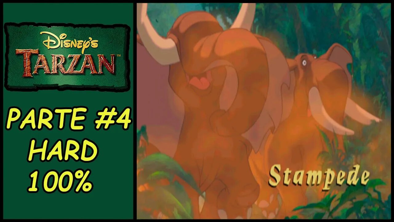 [PS1] - Disney's Tarzan - [Parte 4 - Stampede - 100% - HARD]