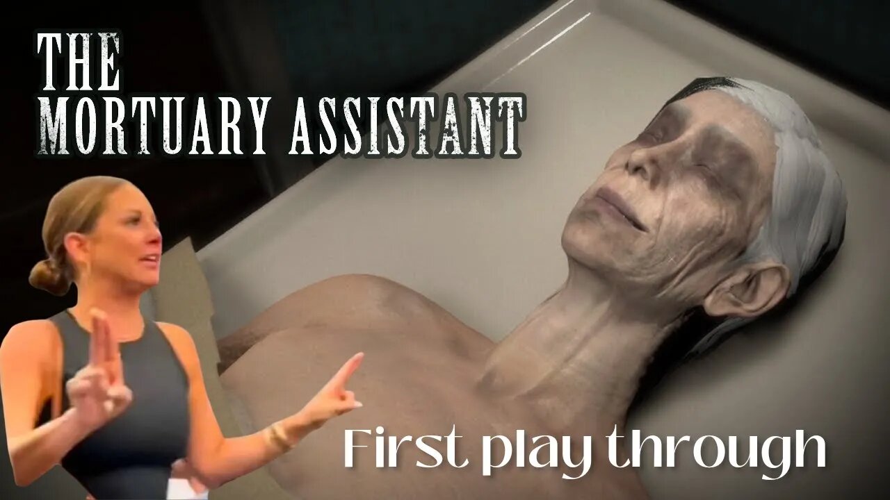 First time playing Mortuary Assistant The only light is from my monitors.