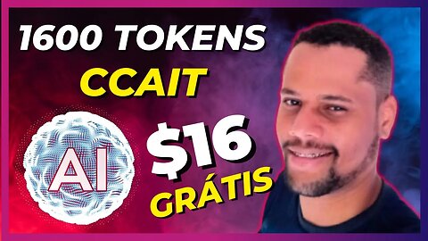 🚀 NOVO AIRDROP - RECEBA $16 DÓLARES [1600 TOKENS CCAIT] NO CADASTRO