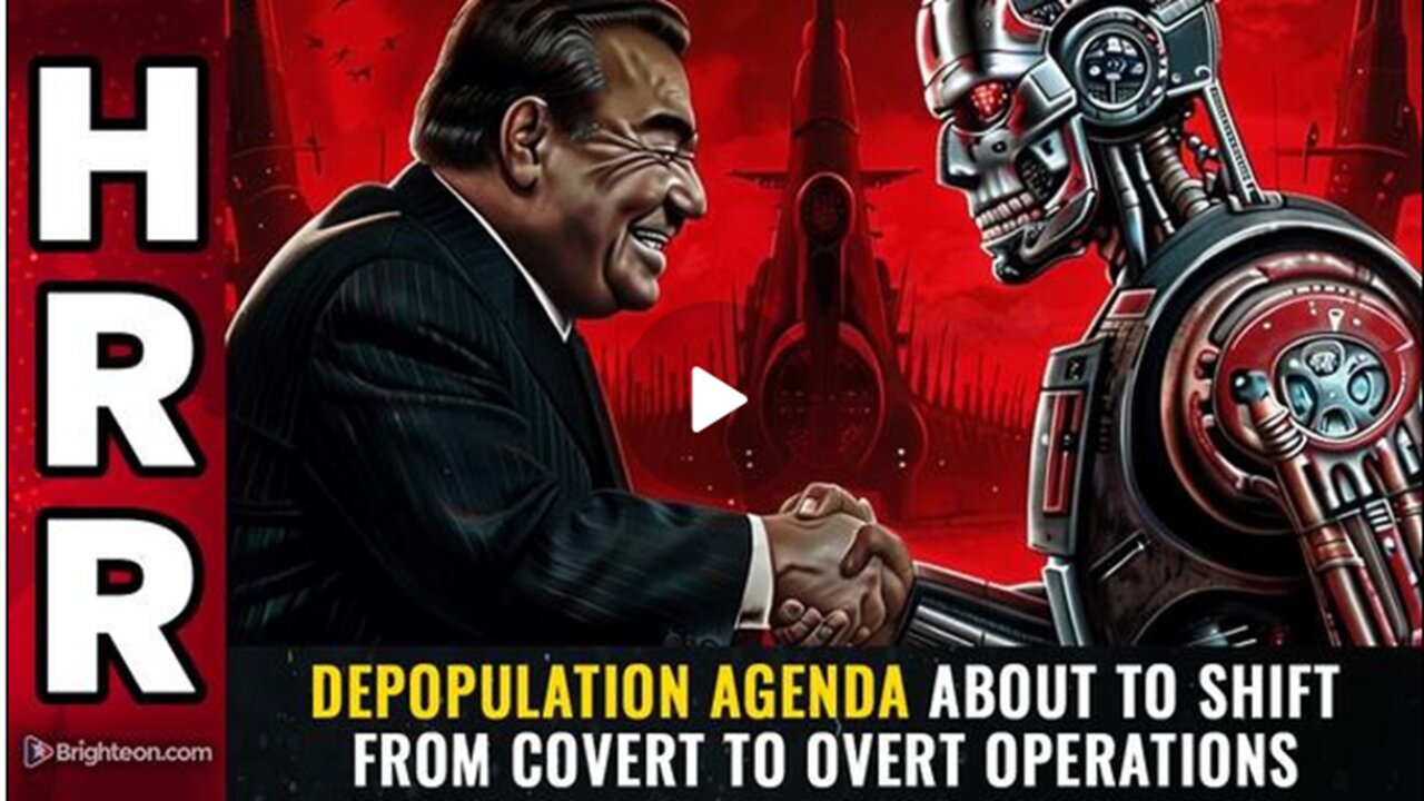 DEPOPULATION Agenda| About to Shift from COVERT to OVERT Operations