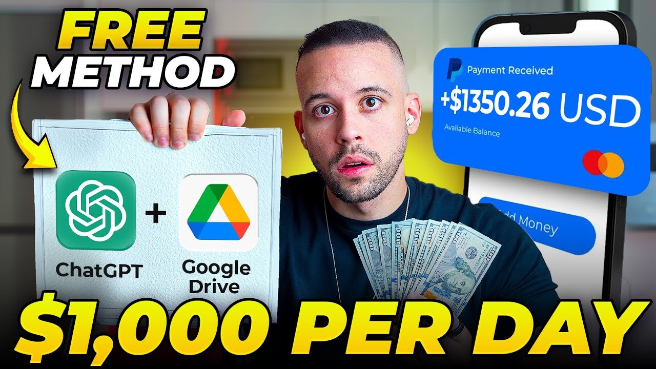 Earn $1,000/Day with ChatGPT & Google Drive for FREE (No Skill Required)