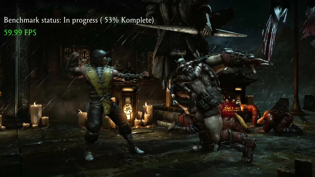 Benchmark: SAPPHIRE Nitro+ Radeon RX 5700 XT + Ryzen 7 3700X - Mortal Kombat X 1080p High Settings