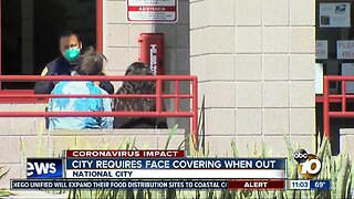 City requires face covering when out