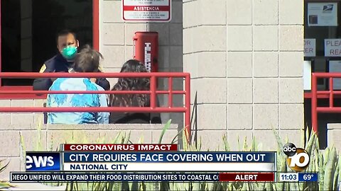 City requires face covering when out