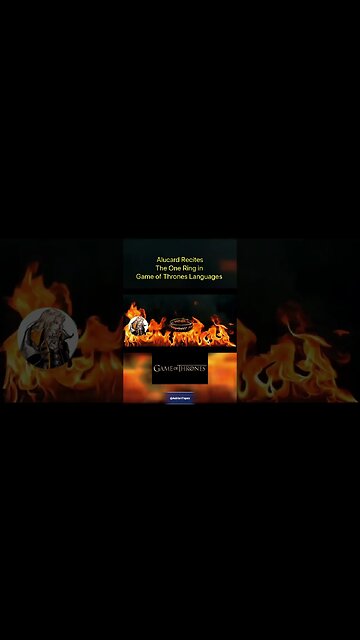 Lord of the Rings : Alucard Reads The One Ring in Game of Thrones Languages #adriantepes #lotr #got