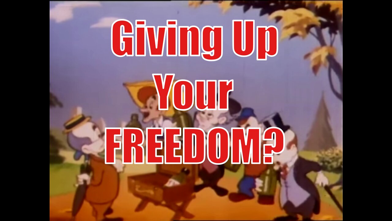 Harding College Cartoon About American Freedom 1940s