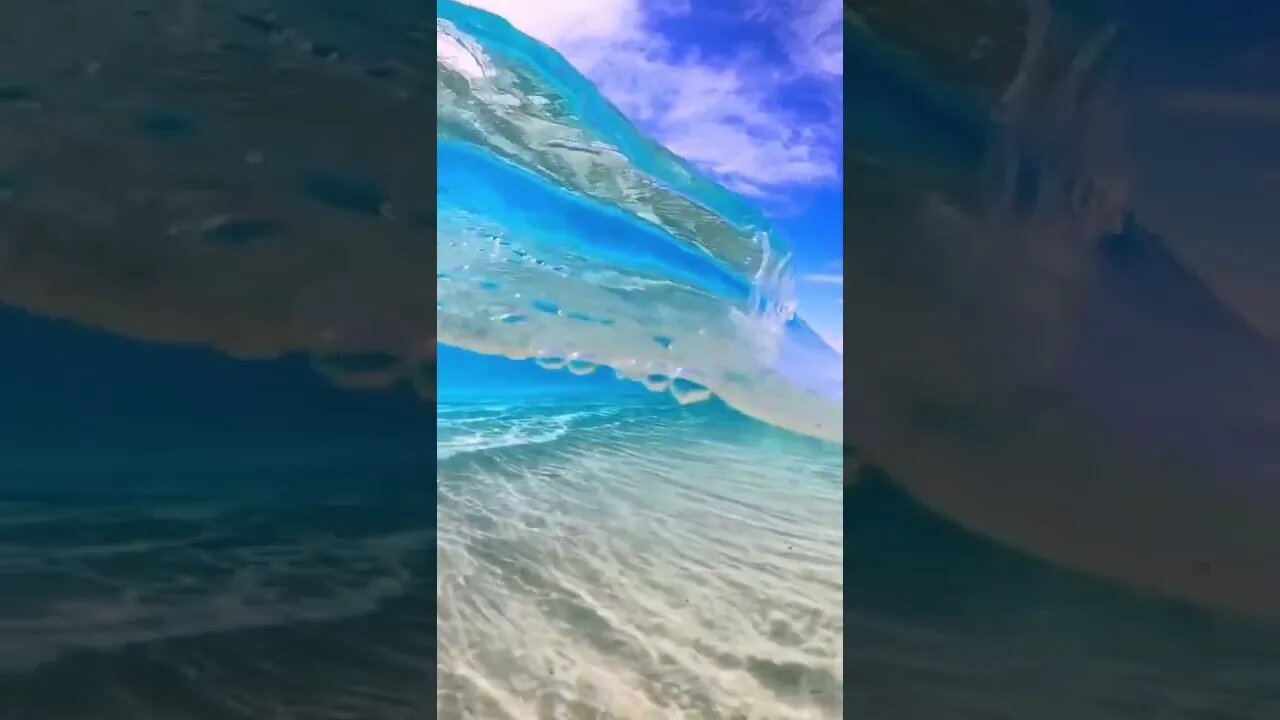 Sea waves 🌊 #410 #asmr #satisfying #shorts #trending