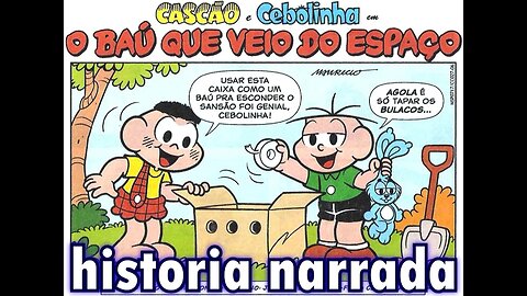 Cascão&Cebolinha em-O baú que veio do espaço | Gibis do Rapha