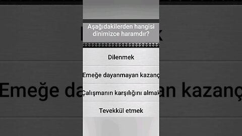 #yarışma #bilgi BU SORUDA NE DİKKATİNİZİ ÇEKTİ?