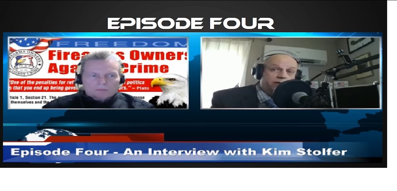 An Interview with Kim Stolfer. President of Firearms Owners Against Crime. Part 1 of 2.