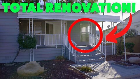 Completely Renovated Mobile Home Tour! 2 Porches, Great Views, Wet Bar & More!