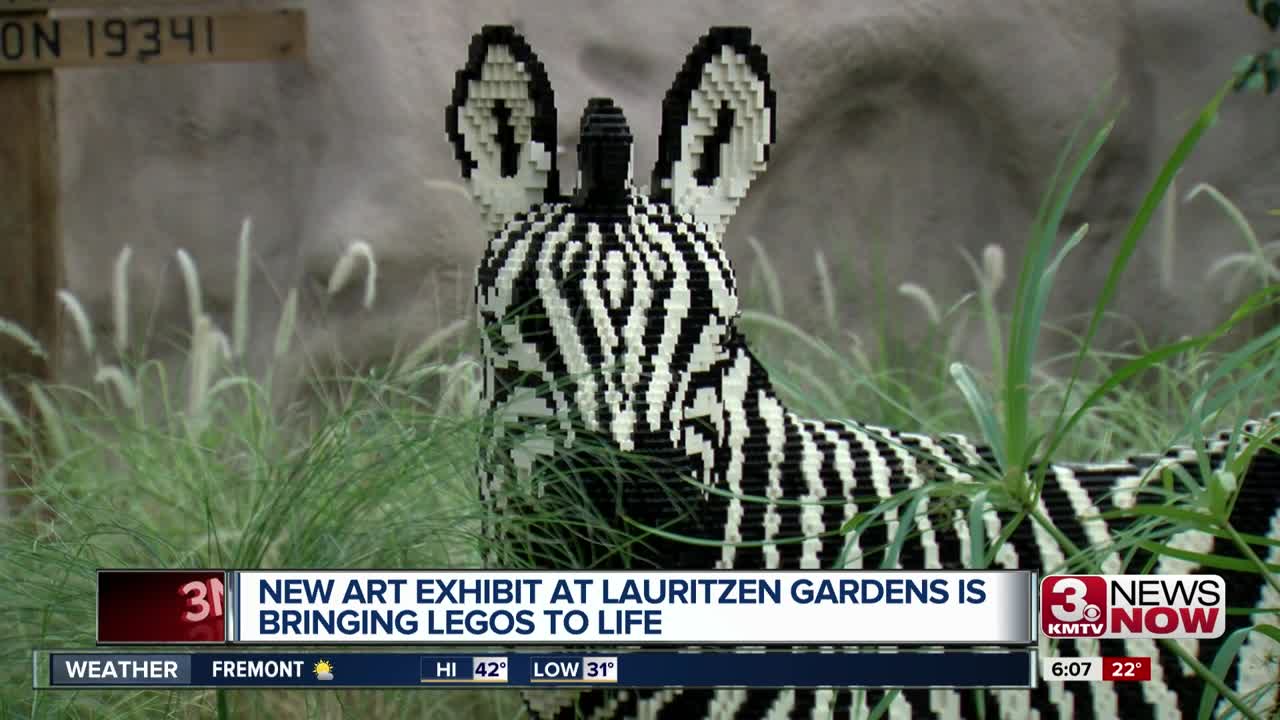 New art exhibit at Lauritzen Gardens brings legos to life