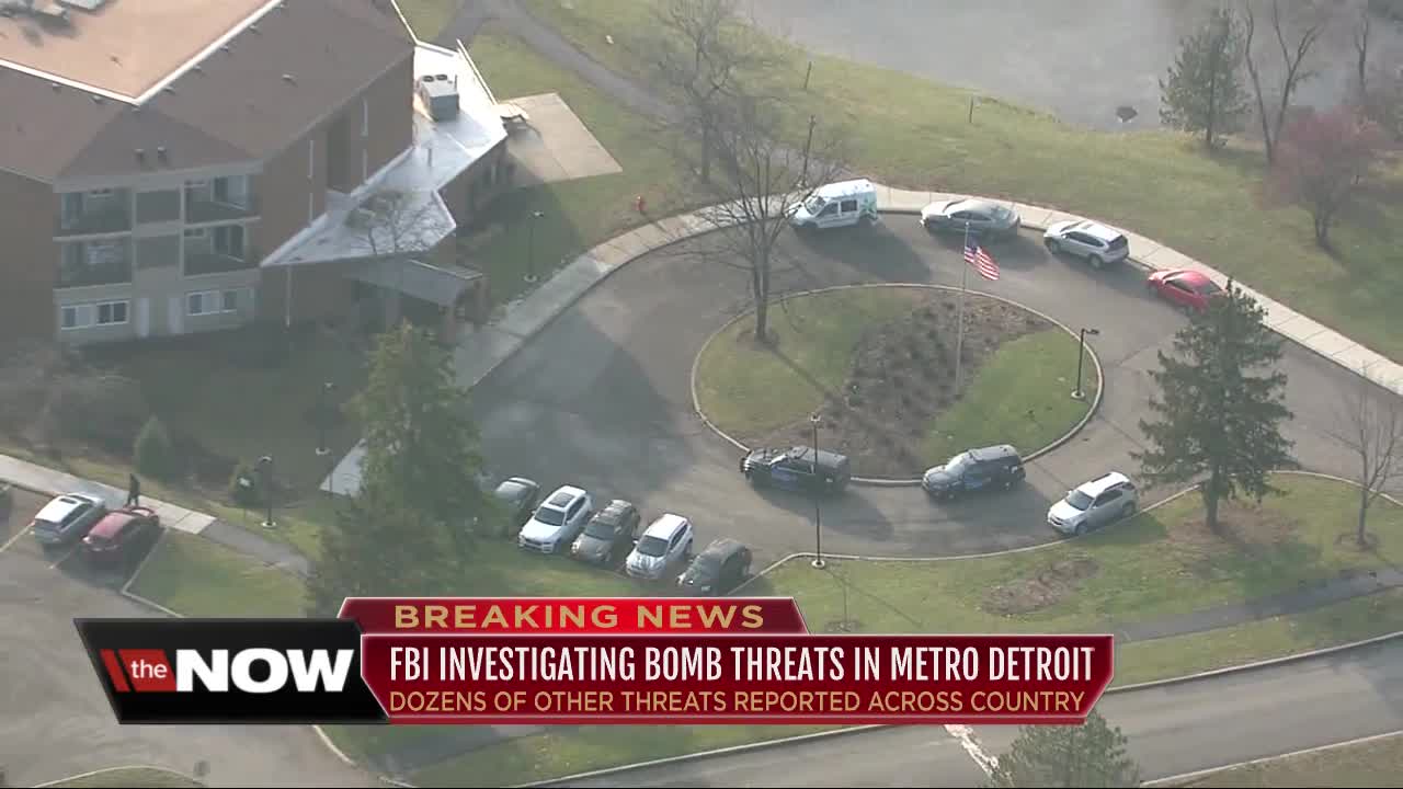 FBI investigating bomb threats in metro Detroit; others reported across the country