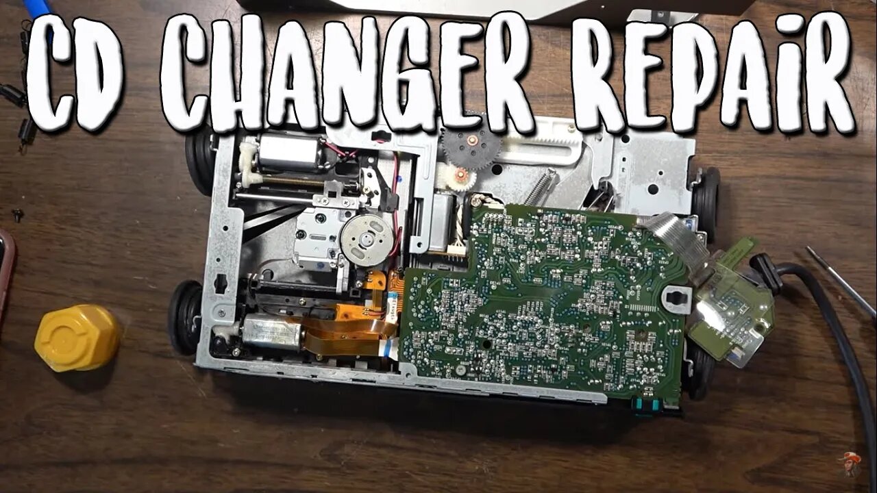 Jaguar Alpine CD 5 Disk Player Changer Repair - Disk Error Fix