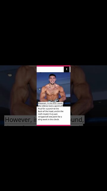 Jake Paul, a blogger, suffered Tommy Fury's first loss.