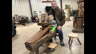 Creating Our Ranch Shave Horse