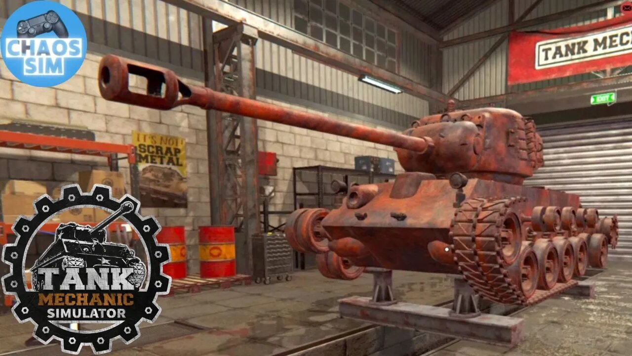 M26 Pershing Restoration // Tank Mechanic Simulator