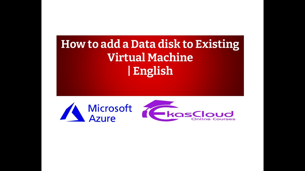 How to add a Data disk to Existing Virtual Machine