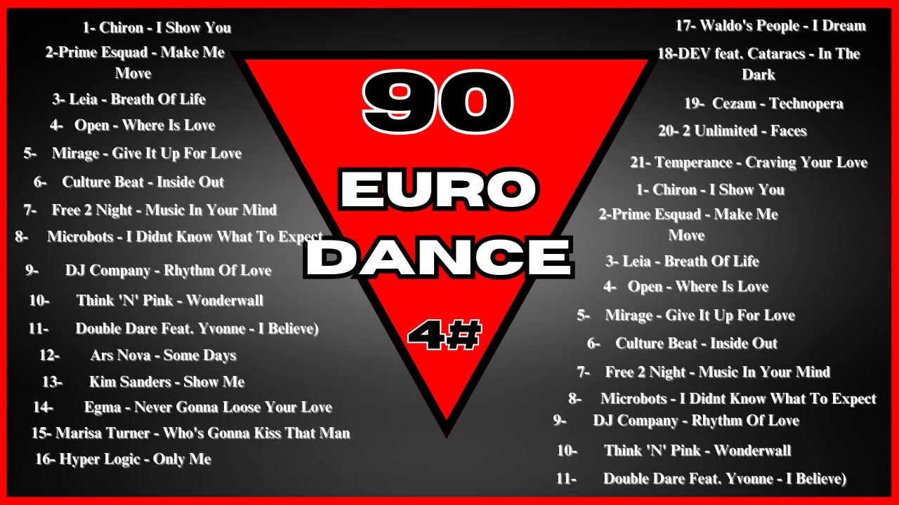 The Best Eurodance (90 a 99) - part 4