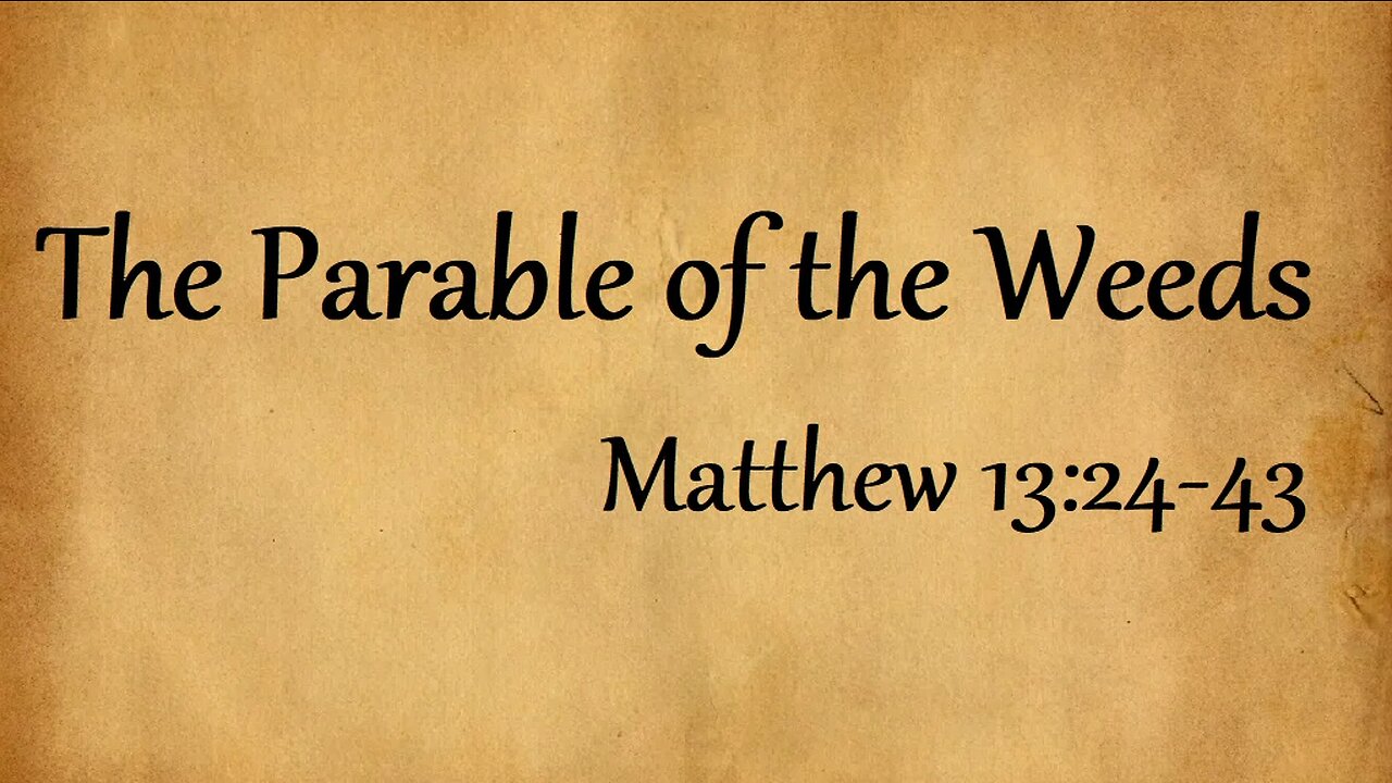 The Parable of the Weeds (And More)