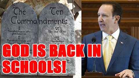 The Anti-God ACLU TRIGGERED! SUES Louisiana for bringing the Ten Commandments back in schools!