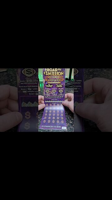 Big Winning Bonus on a $30 Scratch Off Lottery Ticket! #lottery