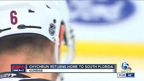 Boca Raton native Jakob Chychrun returns home with Coyotes