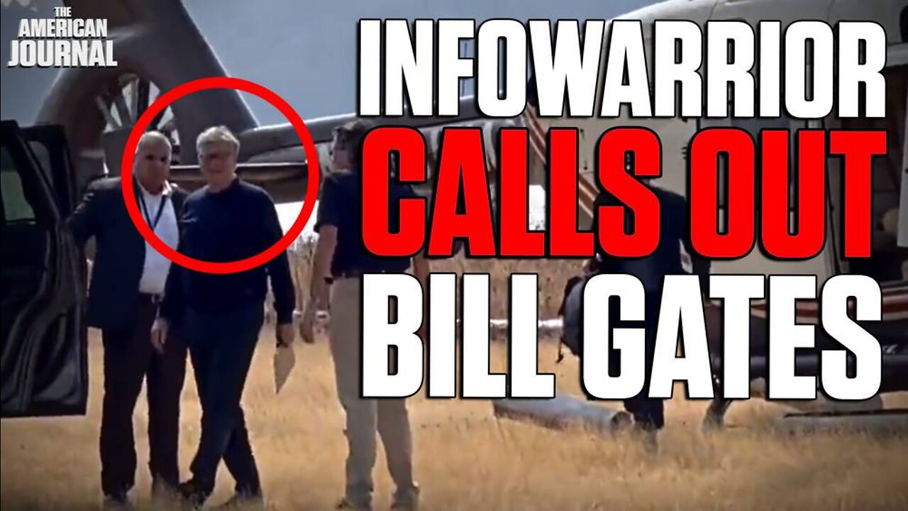 MAN IN THE ARENA: Tim Lassley Makes Bill Gates FLEE From Infowars Bullhorn