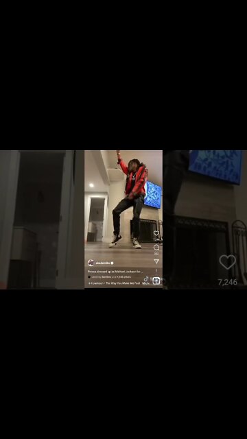 Pressa Dressed like Michael Jackson #michaeljackson #michael #dancemusic #dance #costume #cosplay