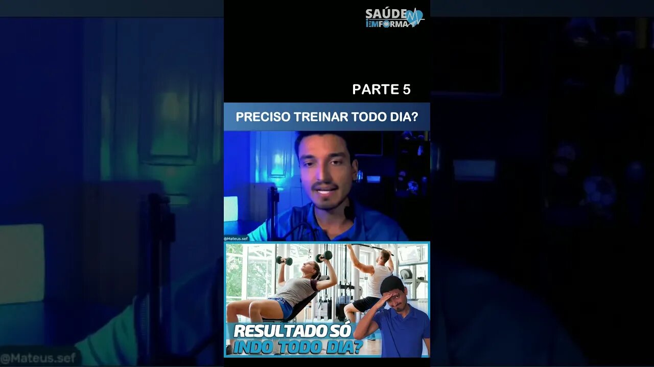 🏋️‍♂️Tenho que Treinar Todo Dia? ❌Preciso MALHAR Todo Dia? #musculação #saudeemforma #academia pt5